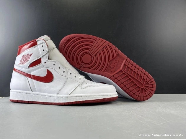 Official Maikesneakers 1 Metallic Air Jordan (2017) Red Retro 555088-103 0808